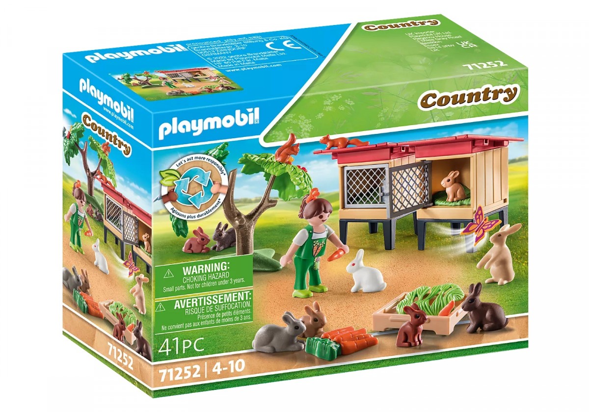 Playmobil Rabbit Cages 71252 konstruktors