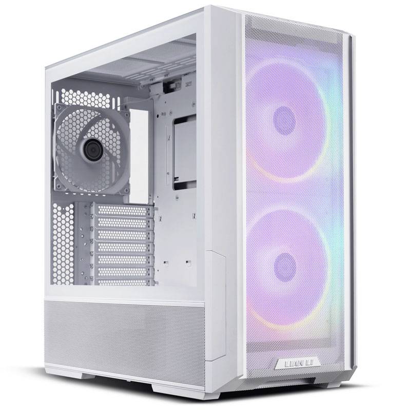 Lian Li LANCOOL 216 Midi Tower Transparent, White Datora korpuss