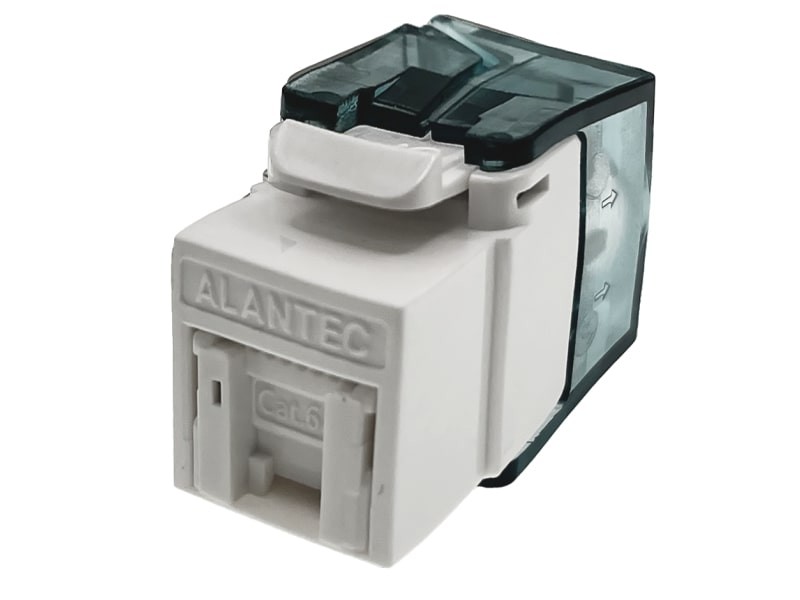 Alantec-Modul keystone RJ45 beznarzedziowy UTP kat.6 - badanie jakosci INTERTEK (USA) - PODWYZSZONE PARAMETRY TRANSMISYJNE kabelis, vads