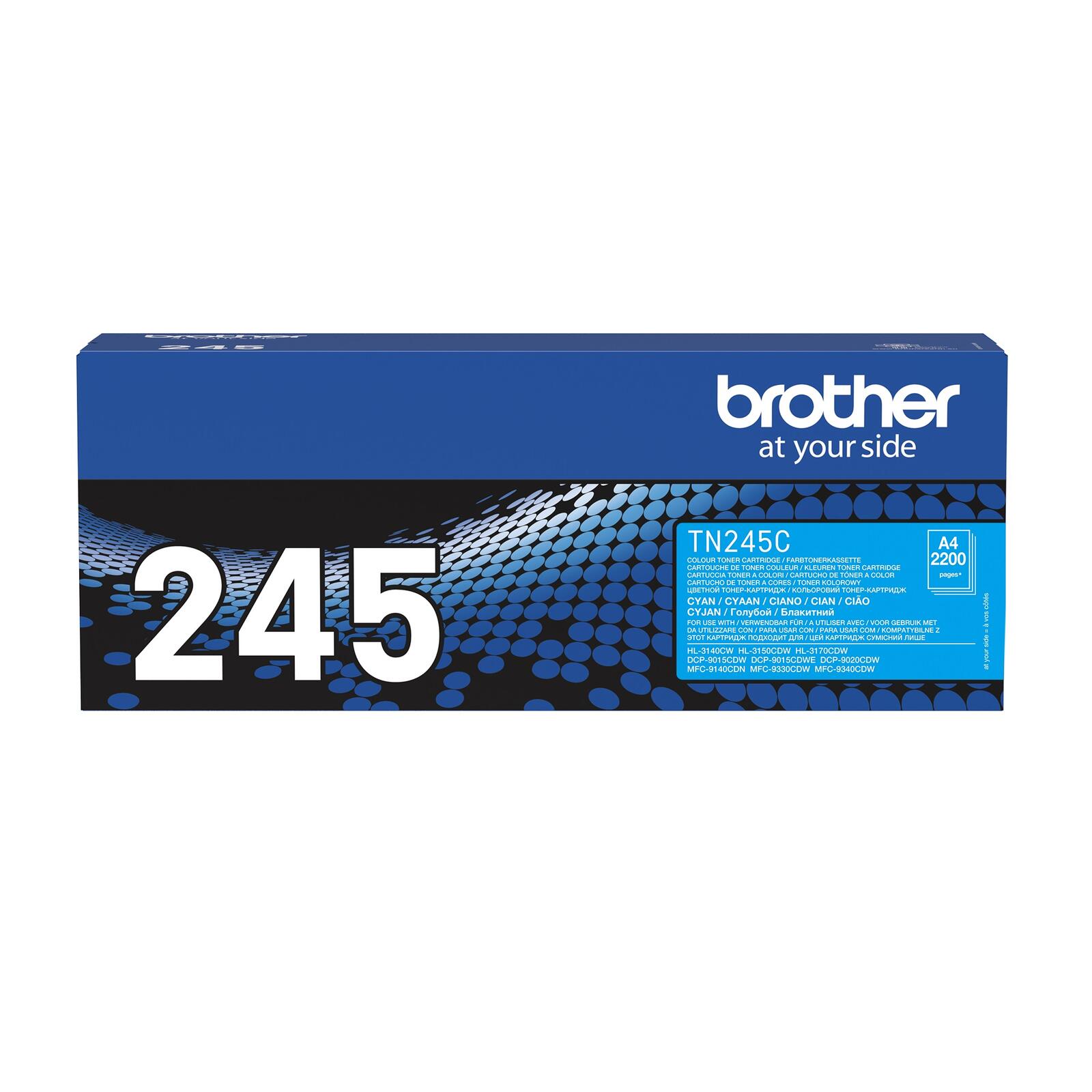 Toner Brother TN245 cyan | 2200 pgs | HL-3140CW/3150/3170/DCP-9020/MFC-9140CDN toneris