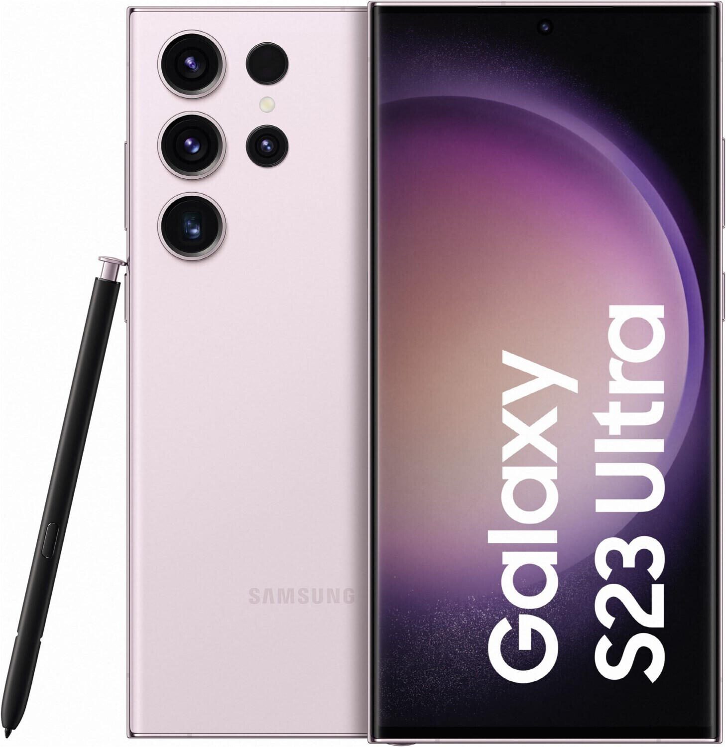 Smartfon Samsung Samsung Galaxy S23 Ultra - 6.8 - 256GB - Android 13 - 8GB - lavender Mobilais Telefons