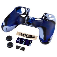 Hama 7I1 kit for PS4 Controller Blue Camo  4047443295002 spēļu aksesuārs