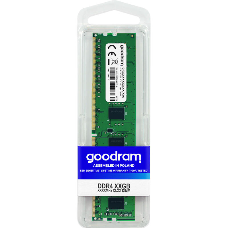 GOODRAM 16GB [1x16GB 2666MHz DDR4 CL19 DIMM] operatīvā atmiņa