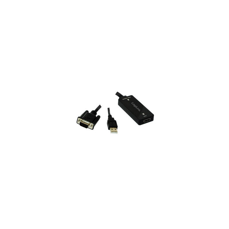LOGILINK - VGA with Audio to HDMI Converter karte