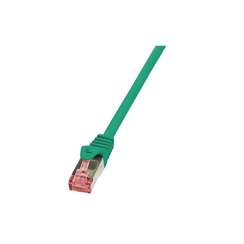 LOGILINK - Patchcord Cat.6 S/FTP PIMF PrimeLine 1,00m green tīkla kabelis