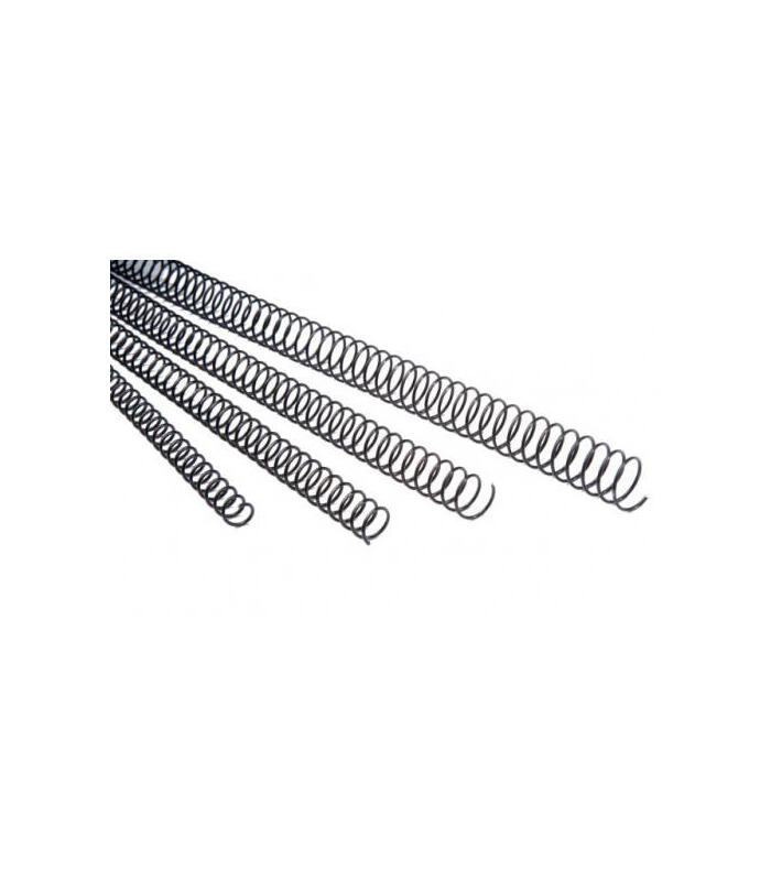Espirales metAlicas 16mm para encuadernar fellowes 5110601 caja 100 unidades para maquinas de paso 5:1 hasta 120 a4 5110601 (0043859113118)