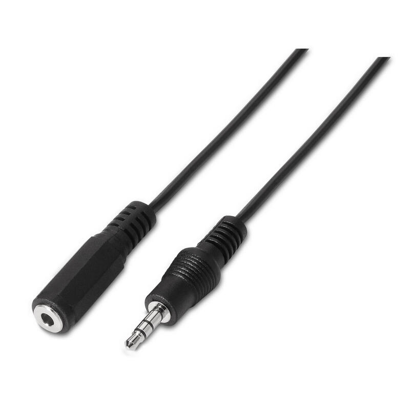 AISENS A128-0145 Audio-Kabel 1,5 m 3.5mm Schwarz (A128-0145) 8436574701449 kabelis video, audio