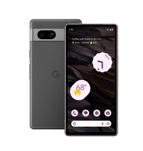 Google Pixel 7a 5G 8GB/128GB Charcoal (mazlietots, garantija 1 gads, grade A) Mobilais Telefons