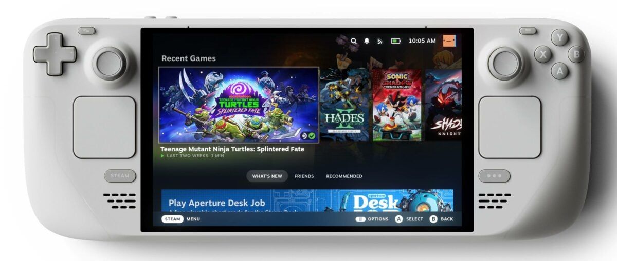 Valve Steam Deck OLED 16GB 1TB SteamOS 3 White (Atv.Iepak) spēļu konsole