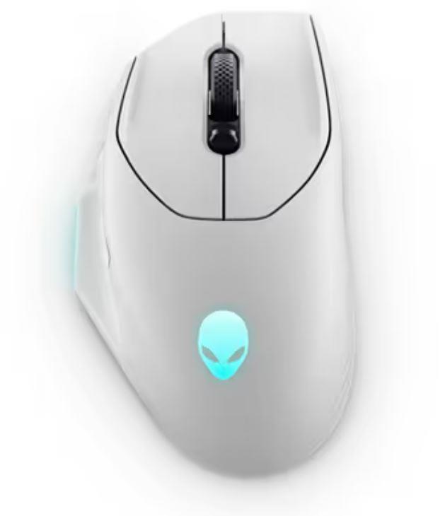 Dell Gaming Mouse AW620M Wired/Wireless, Lunar Light, Alienware Wireless Gaming Mouse Datora pele