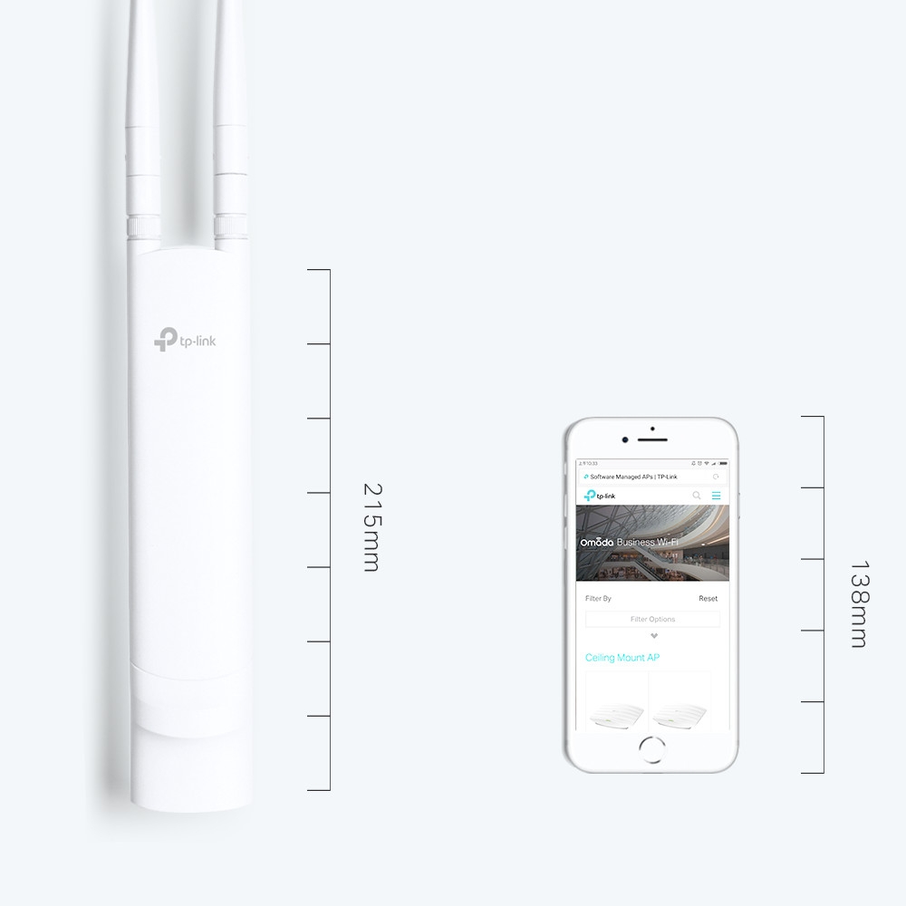 TP-Link EAP110-Outdoor  AP N300 PoE Access point