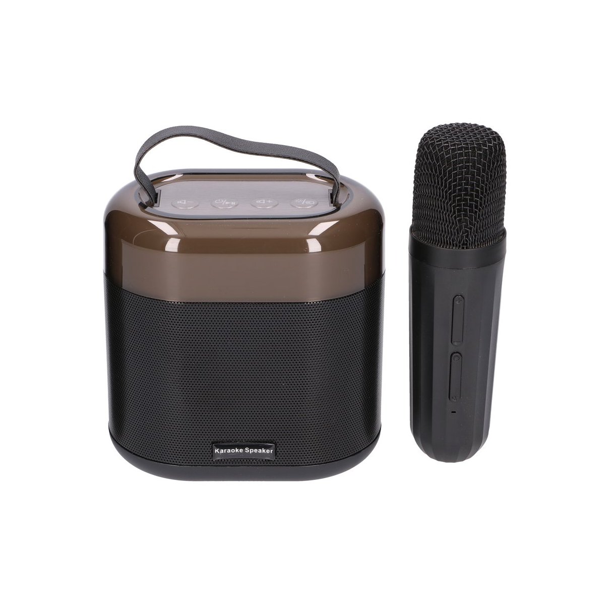 Extralink Kids Karaoke LED Speaker 1x Mic Black | Karaoke Set | Speaker, 1 Microphone, Bluetooth, AUX, Memory Card Slot, RGB Lighting sporta kamera