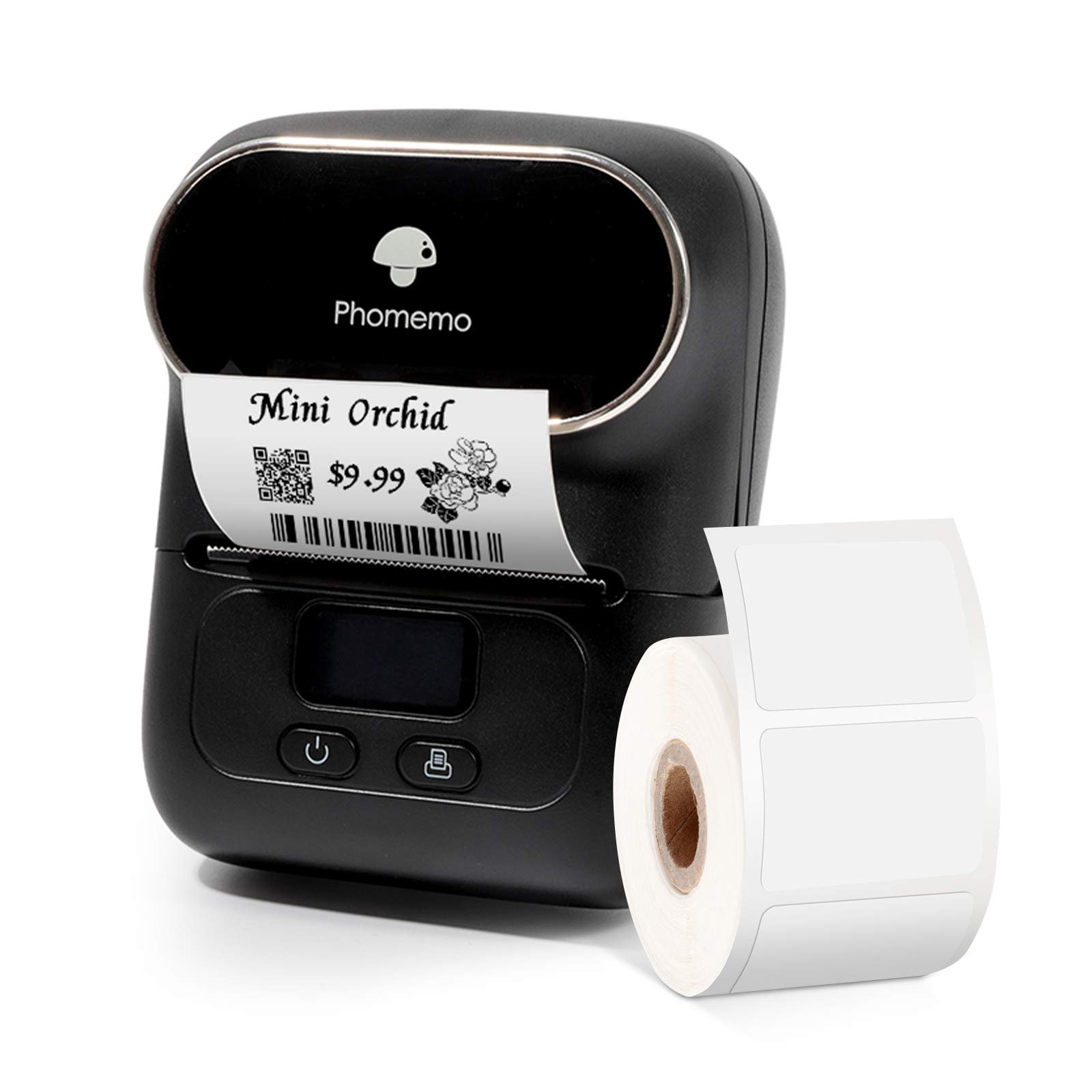 Extralink Mini Printer Labeler Lite | Mini Label Printer | Black uzlīmju printeris