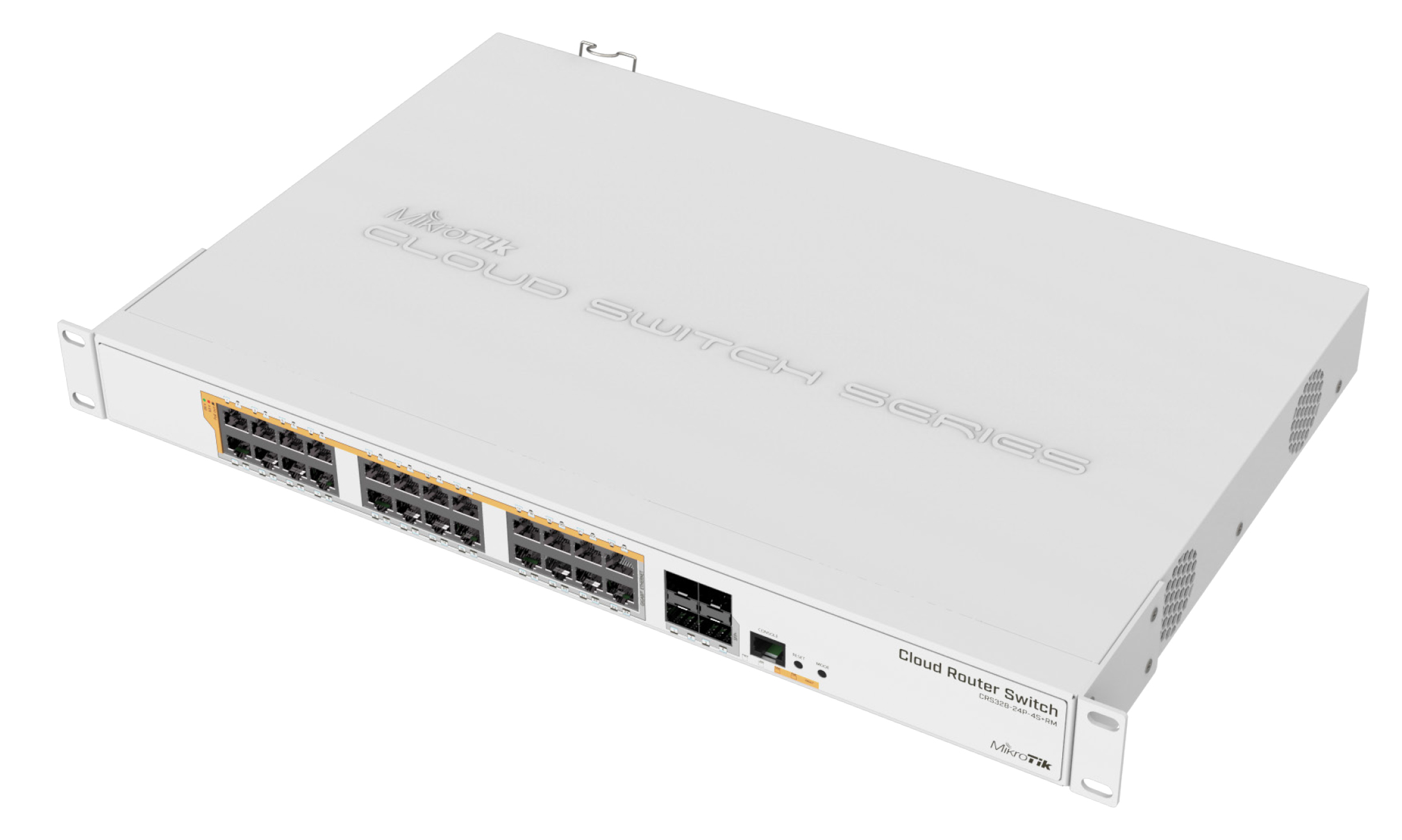 MikroTik CRS328-24P-4S+RM Gigabit Ethernet POE/POE+ router/switch PoE/Poe+ ports quantity 24, Power supply type Single, Rack mountable, 4x S Rūteris