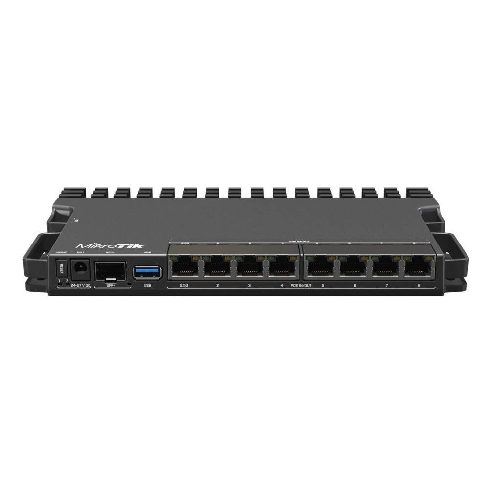 MikroTik RouterBOARD RB5009UPr+S+IN No Wi-Fi, Router Switch, Rack Mountable, 10/100/1000 Mbit/s, Ethernet LAN (RJ-45) ports 7, Mesh Support komutators