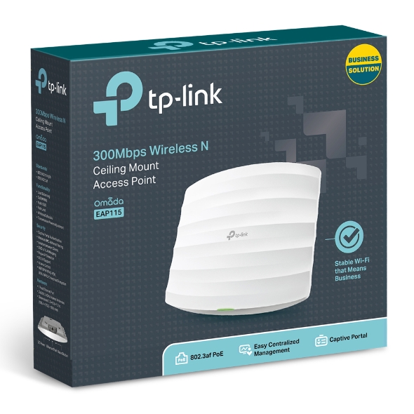 TP-Link Access Point    N300 PoE EAP115 Access point