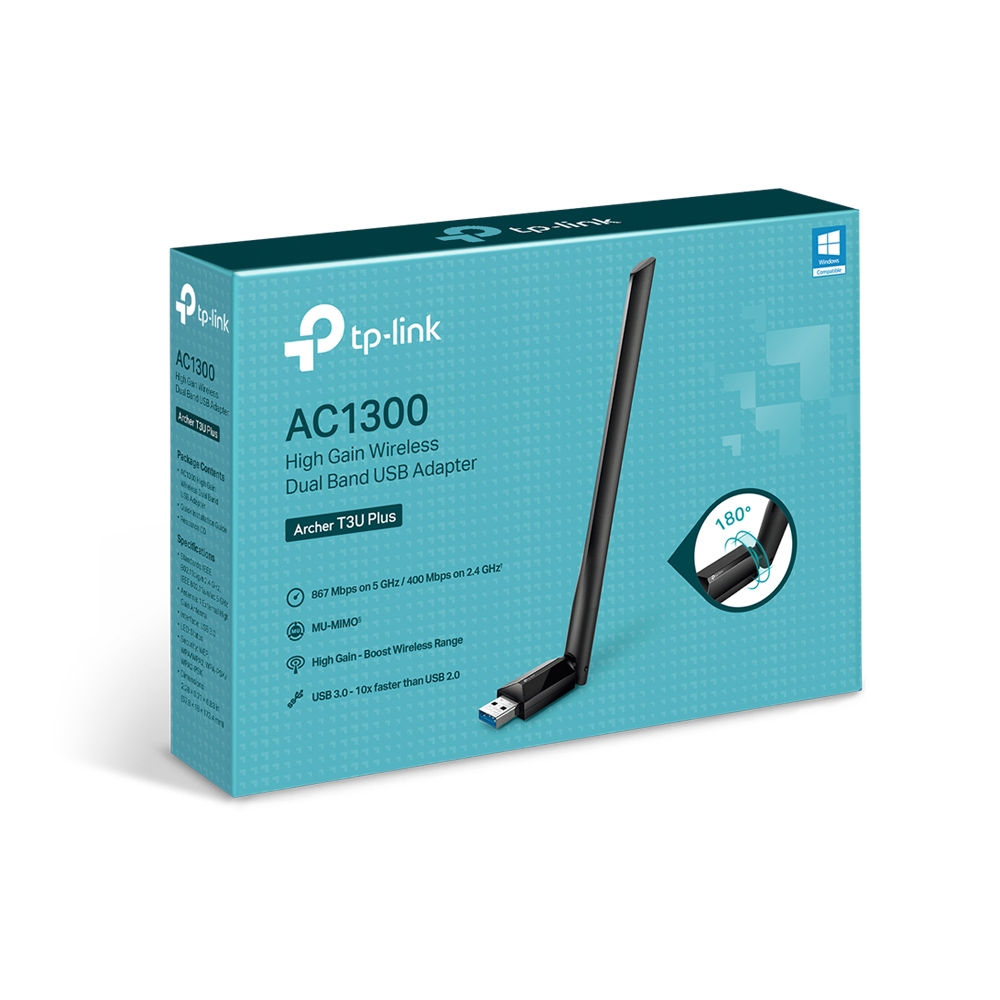 TP-LINK AC1300 Wi-Fi Dual USB Adapter