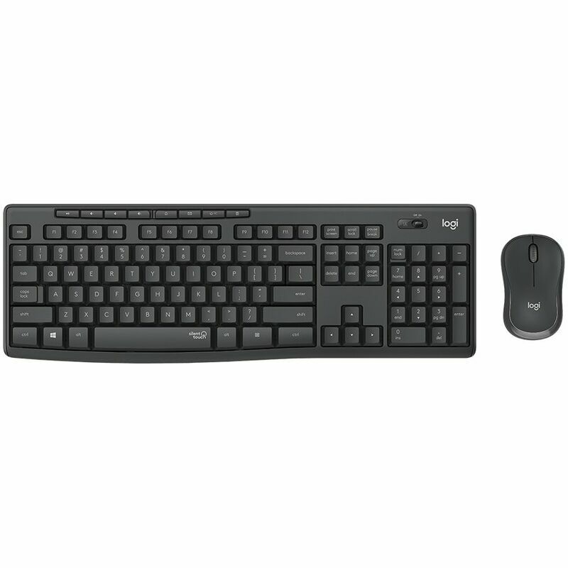 LOGITECH MK295 Silent Wireless Combo - GRAPHITE - RUS klaviatūra