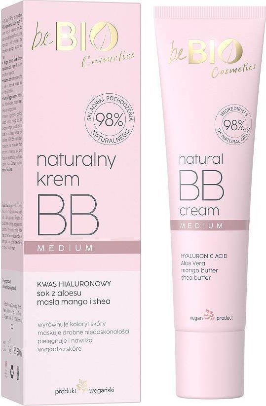 BE BIO_Ewa Chodakowska naturalny krem do twarzy BB Medium 30ml 5907731958844 (5907731958844) tonālais krēms