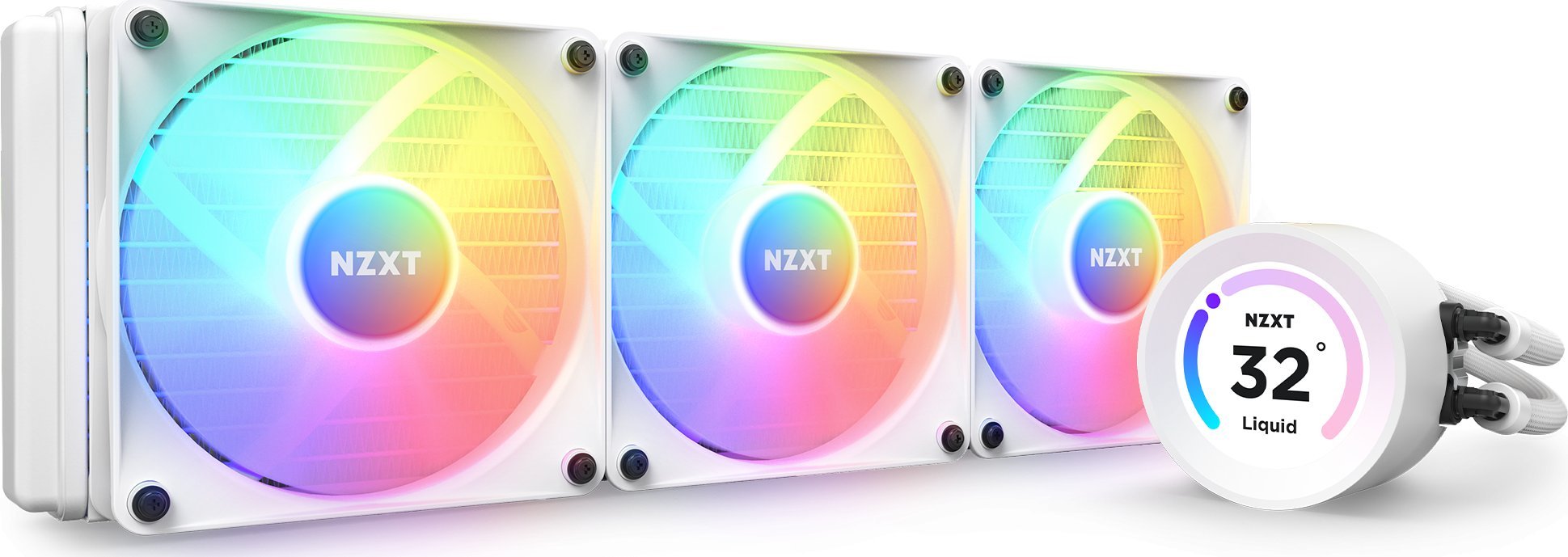 NZXT water cooling Kraken Elite 360 RGB ventilators