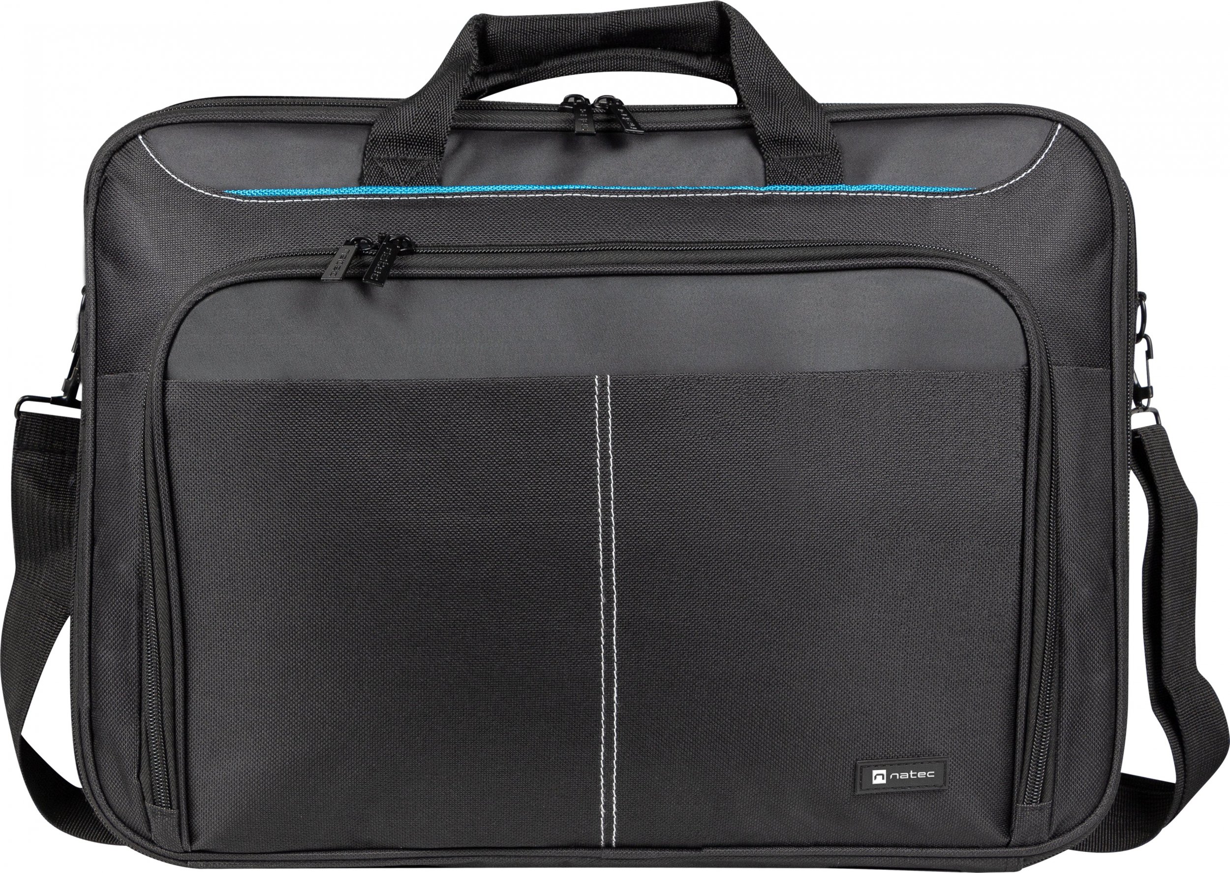 Laptop Bag Natec DOBERMAN 17,3'' Black portatīvo datoru soma, apvalks