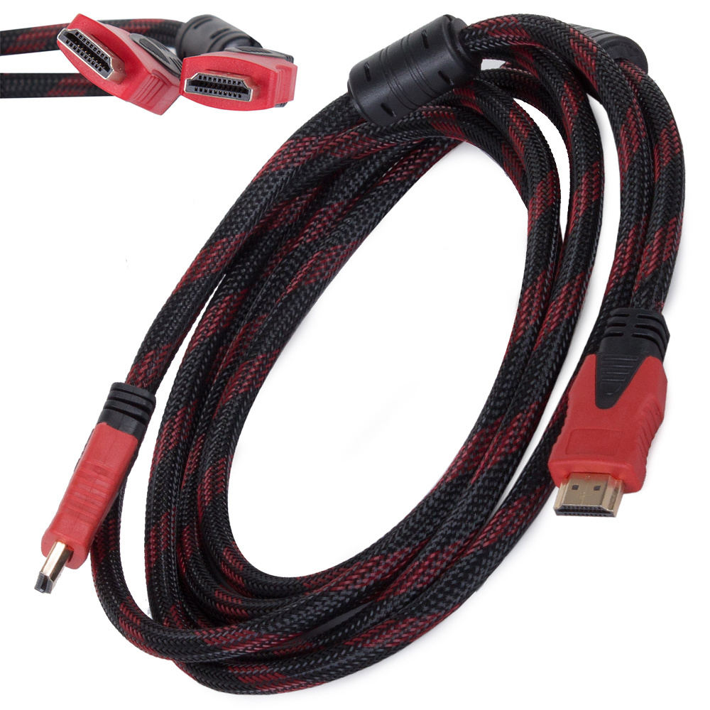 Fusion HDMI kabelis v2.0 | 4K | 1,8 m sarkans FUS-HDMI-1.8M-RED (4752243045435)
