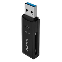 SAVIO SD card reader, USB 3.0, AK-64 karšu lasītājs