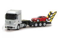 Jamara Mercedes Actros & Mercedes GT 2,4 GHz, RC - silver/red Rotaļu auto un modeļi