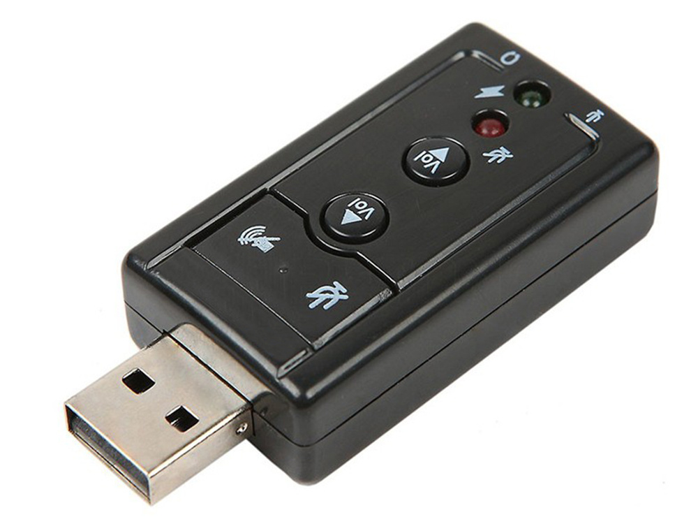 Goodbuy skaņas karte USB | 7.1 | Regulējams skaļums | Mikrofons GBAUD71B (4752243045367) skaņas karte
