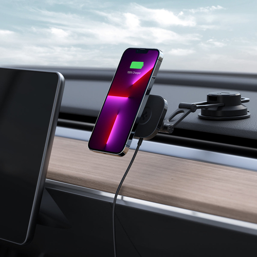 Spigen OneTap Pro 3 Black Dash Magnetic Car Mount (MagFit) 8809811861839 Mobilo telefonu turētāji