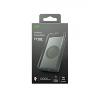 GP Batteries PowerBank with Wireless  Charging, Q10A, 10W, Grey   4891199193576 Powerbank, mobilā uzlādes iekārta