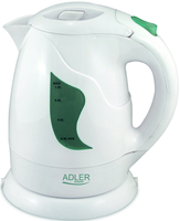 Adler AD 08 w electric kettle 1 L 850 W White 5907468860083 Elektriskā Tējkanna