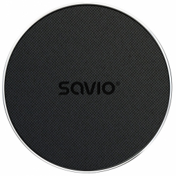 Lādētājs Savio Induction Charger 15W Black 5901986048237 iekārtas lādētājs