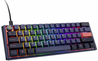 Ducky One 3 RGB Mini Cosmic Blue MX-Brown Klaviatūra klaviatūra