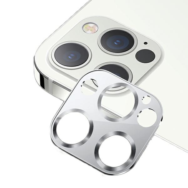 USAMS Camera Lens Glass iPhone 12 Pro metal srebrny|silver BH704JTT01 (US-BH704) BH704JTT01 (6958444940168) aizsardzība ekrānam mobilajiem telefoniem