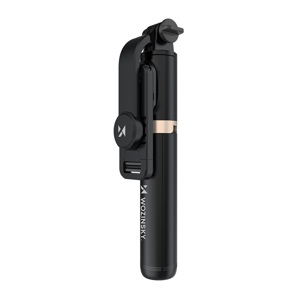 Wozinsky selfie stick telescopic tripod + Bluetooth remote control black (WSSTK-01-BK) WSSTK-01-BK (5907769300400) Selfie Stick