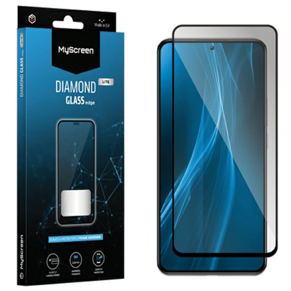 MS Diamond Glass Edge Lite FG Tecno Spark 10 Pro|Pova 5|Pova 5 Pro czarny|black Full Glue MD6685 DGLFG (5904433229951) aizsardzība ekrānam mobilajiem telefoniem