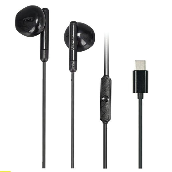 AWEI słuchawki stereo PC-6T USB-C czarny|black PC-6T (6954284003766) austiņas