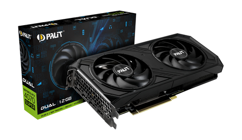 Palit GeForce RTX 4070 SUPER Dual NVIDIA 12 GB GDDR6X video karte