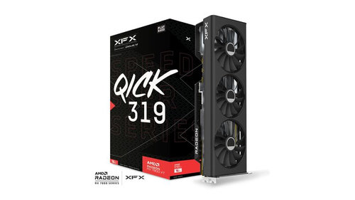 XFX Speedster QICK 319 Radeon RX 7800 XT Core Edition 16GB GDDR6 video karte