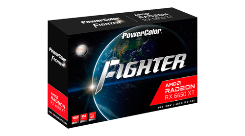 Power Color Fighter Radeon RX 6650 XT 8GB GDDR6 (AXRX 6650 XT 8GBD6-3DH) video karte