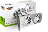 INNO3D GeForce RTX 4070 TWIN X2 OC WHITE DLSS 3 graphics card video karte