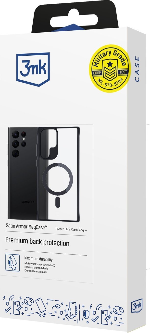 Samsung Galaxy A35 5G - 3mk Satin Armor MagCase maciņš, apvalks mobilajam telefonam