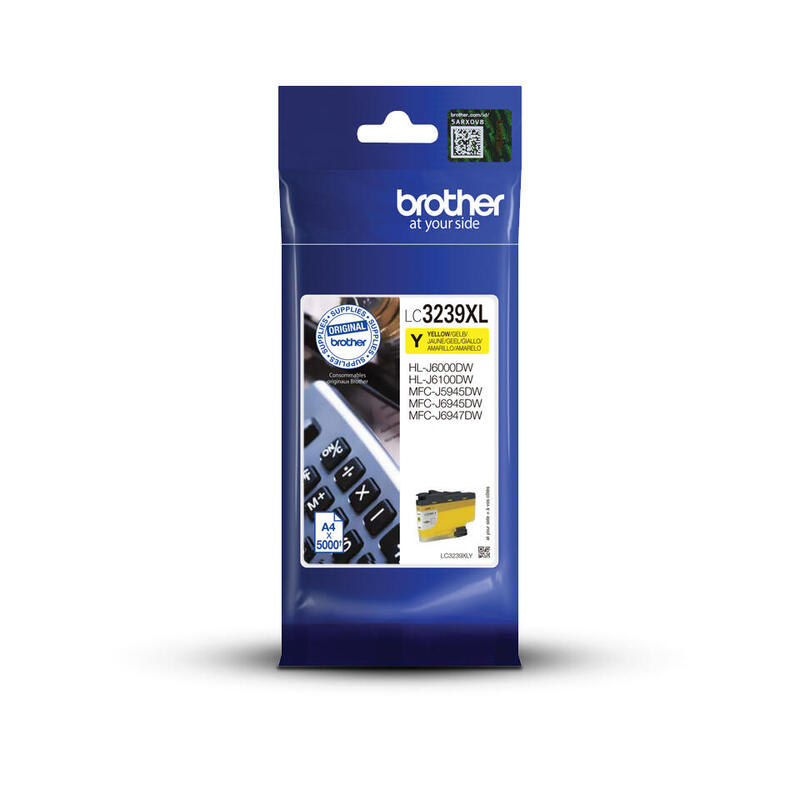 Brother High-yield Ink Cartridge LC3239XLY Ink, Yellow kārtridžs