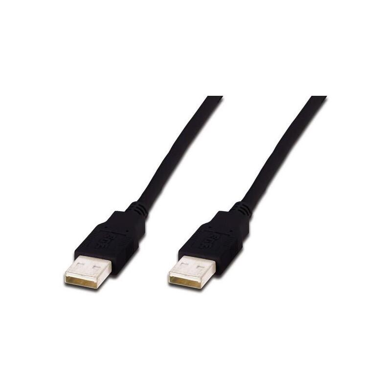 ASSMANN USB 2.0 HighSpeed Connection Cable USB A M (plug)/USB A M (plug) 1,8m bl USB kabelis