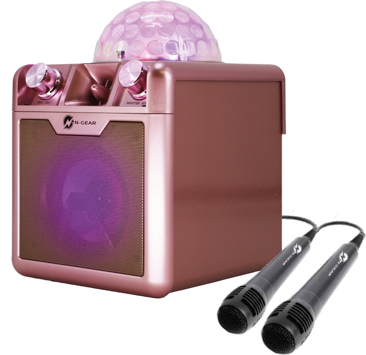 N-Gear Disco Block 410 space pink pārnēsājamais skaļrunis