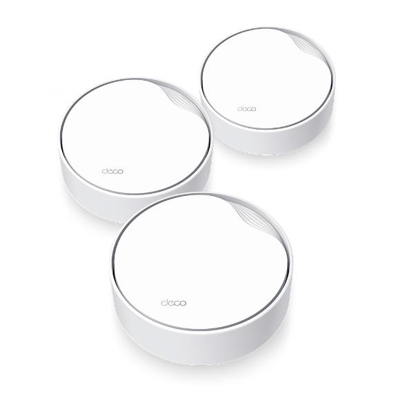 Wireless Router|TP-LINK|Wireless Router|3-pack|3000 Mbps|Mesh|Wi-Fi 6|1x10/100/1000M|1x2.5GbE|DHCP|DECOX50-POE(3-PACK) Rūteris