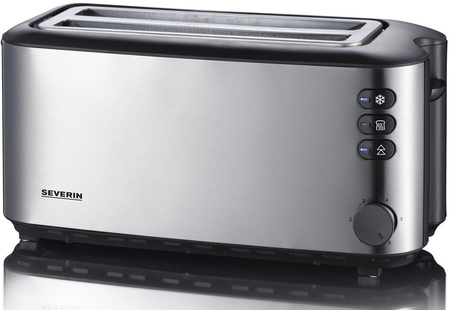 Severin Toaster AT 2509 1400W silver/black Tosteris