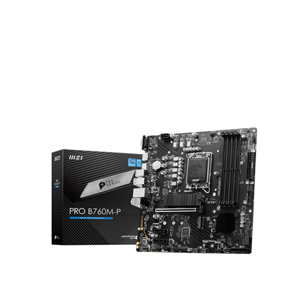 MSI PRO B760M-P LGA 1700 1xDP 1xHDMI pamatplate, mātesplate