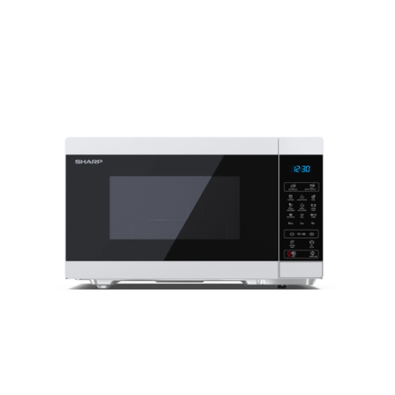 Sharp | YC-MG81E-W | Microwave Oven with Grill | Free standing | 28 L | 900 W | Grill | White Mikroviļņu krāsns